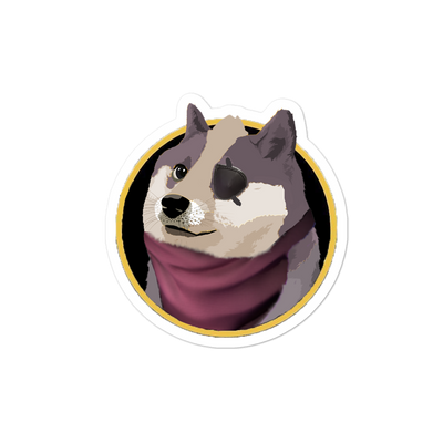 Wolf Doge Stickers-SMASHGEAR