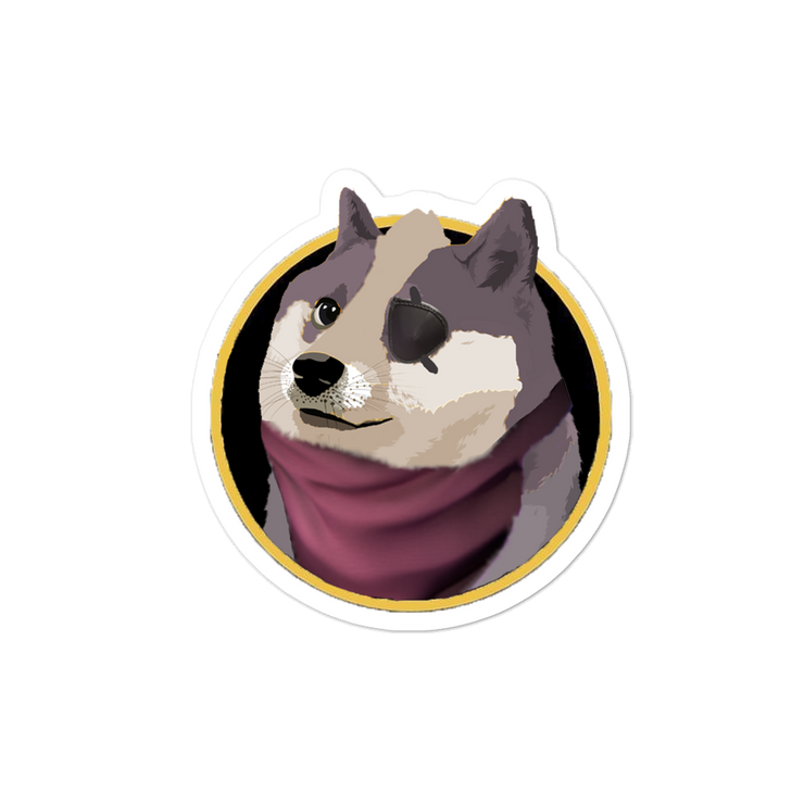 Wolf Doge Stickers-SMASHGEAR