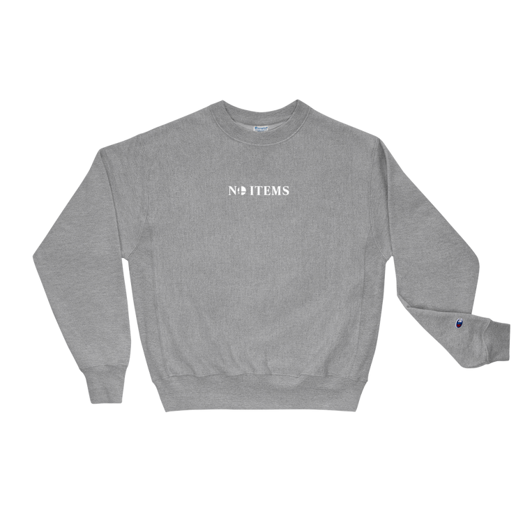 No Items Champion Sweatshirt-SMASHGEAR