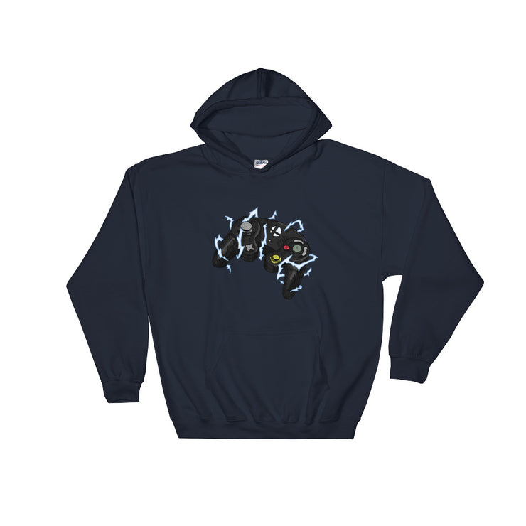 BLACK CONTROLLER HOODIE-SMASHGEAR