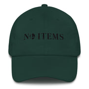 NO ITEMS DAD HAT (BLACK)-SMASHGEAR