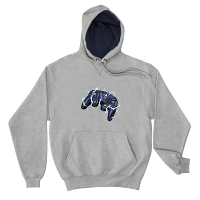 INDIGO CONTROLLER CHAMPION HOODIE-SMASHGEAR