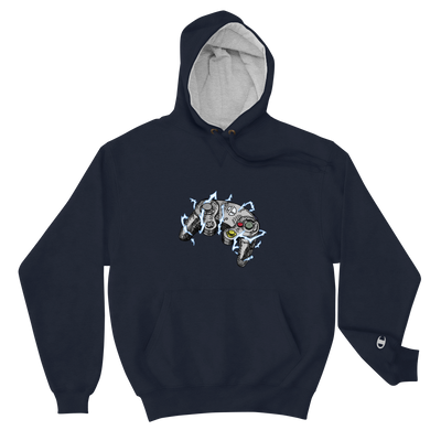 SILVER CONTROLLER CHAMPION HOODIE-SMASHGEAR