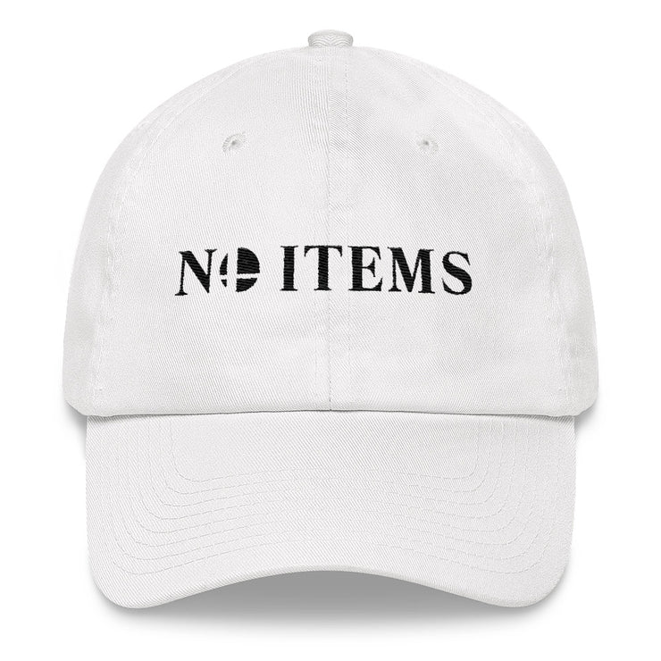 NO ITEMS DAD HAT (BLACK)-SMASHGEAR