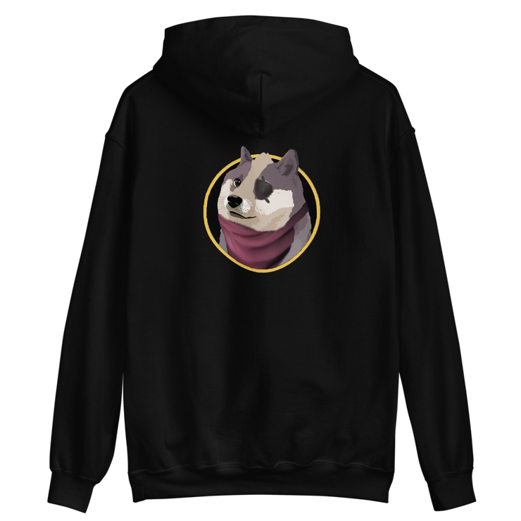 Wolf Doge Hoodie-SMASHGEAR