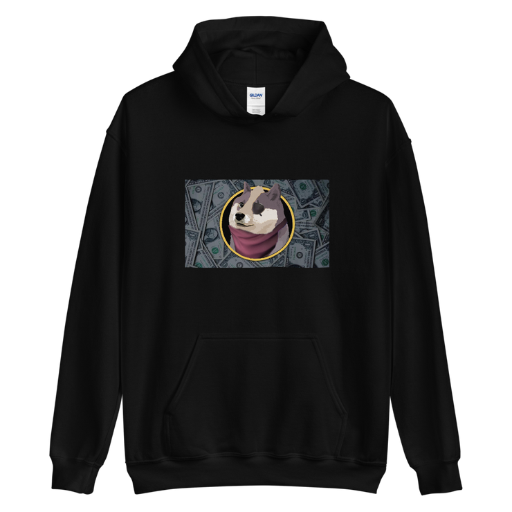 Wolf Doge Cash Hoodie-SMASHGEAR