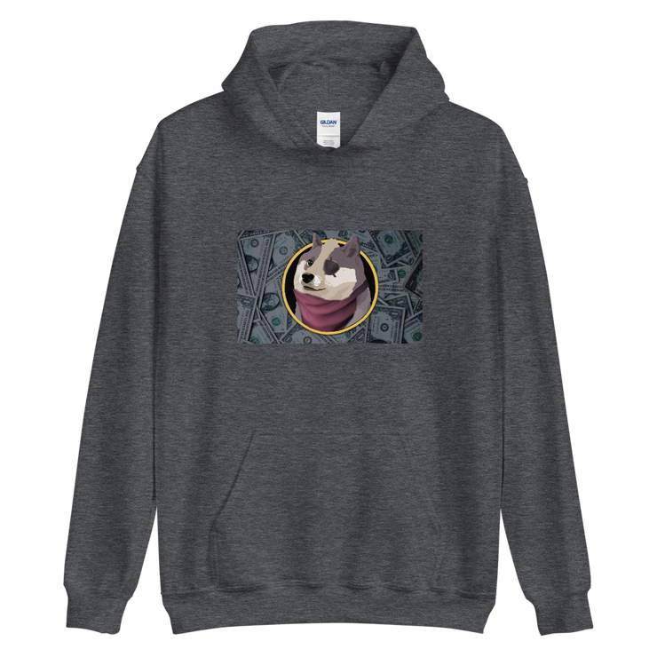 Wolf Doge Cash Hoodie-SMASHGEAR