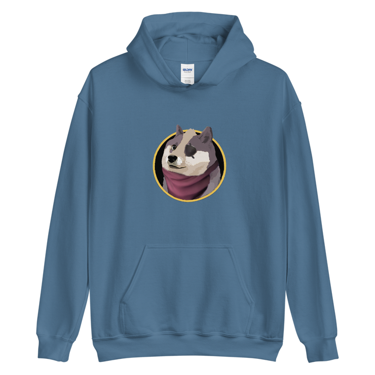 Wolf Doge Hoodie-SMASHGEAR