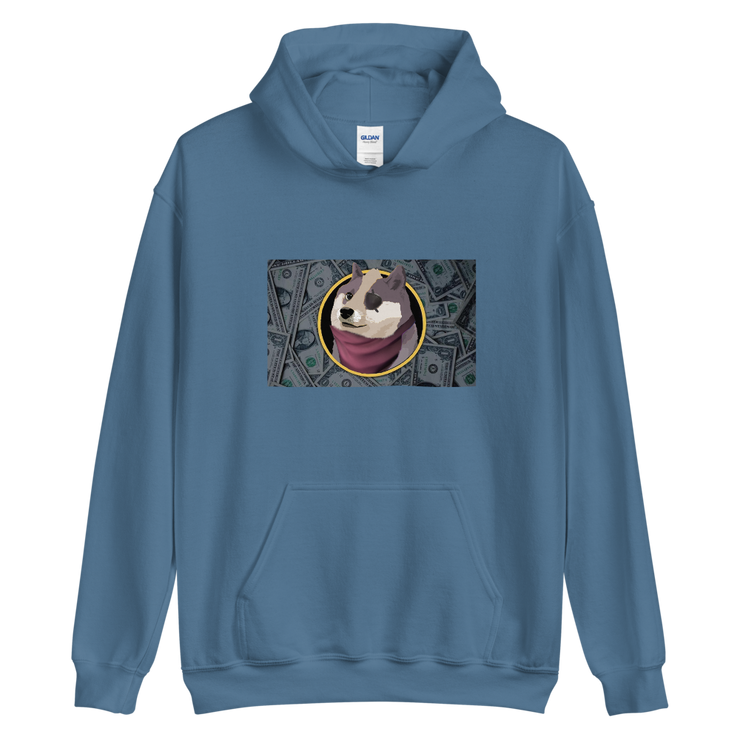 Wolf Doge Cash Hoodie-SMASHGEAR