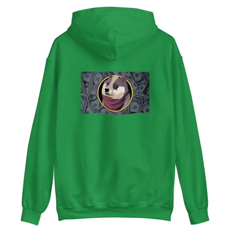 Wolf Doge Cash Hoodie-SMASHGEAR