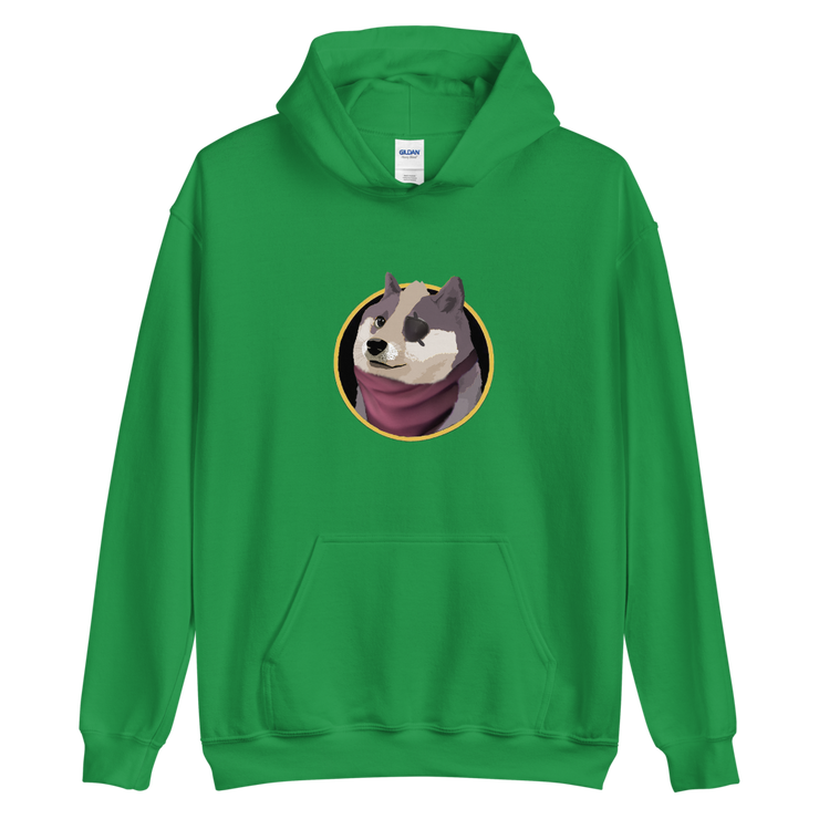 Wolf Doge Hoodie-SMASHGEAR