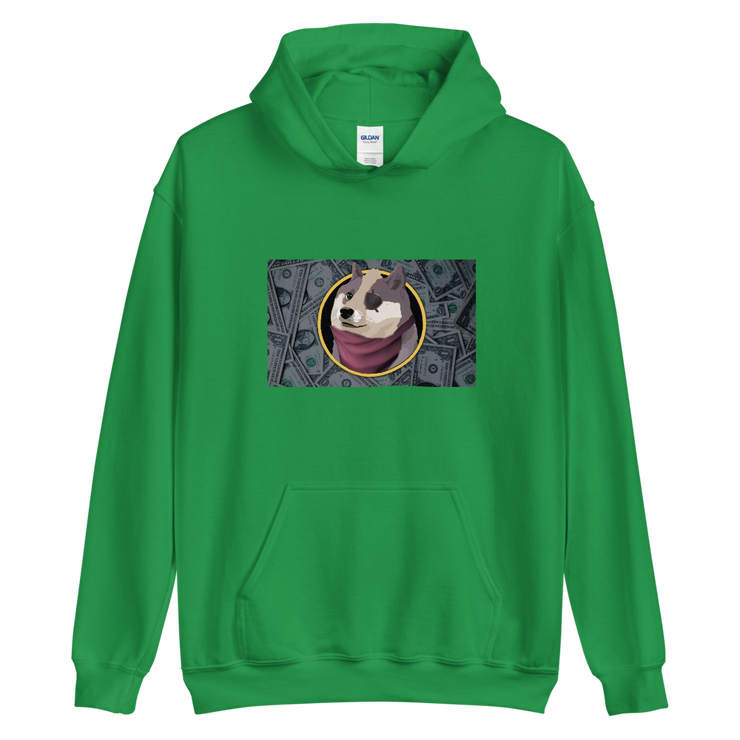 Wolf Doge Cash Hoodie-SMASHGEAR