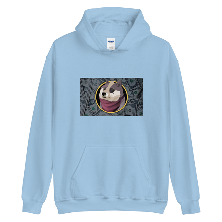 Wolf Doge Cash Hoodie-SMASHGEAR