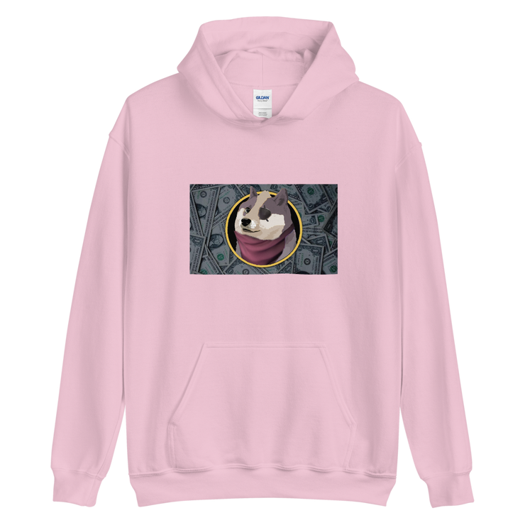 Wolf Doge Cash Hoodie-SMASHGEAR