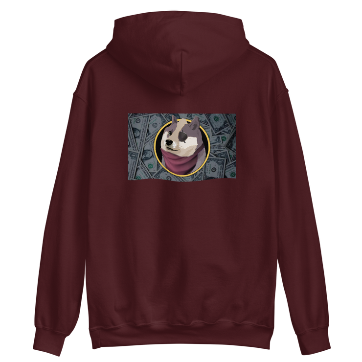 Wolf Doge Cash Hoodie-SMASHGEAR