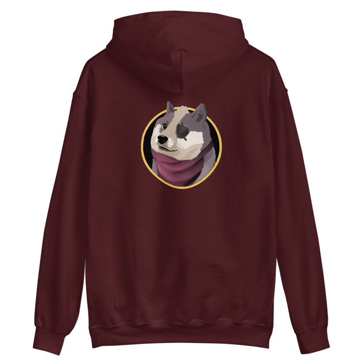 Wolf Doge Hoodie-SMASHGEAR