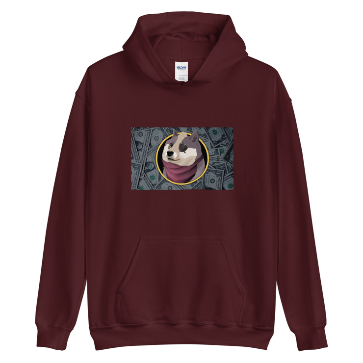 Wolf Doge Cash Hoodie-SMASHGEAR