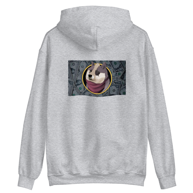 Wolf Doge Cash Hoodie-SMASHGEAR