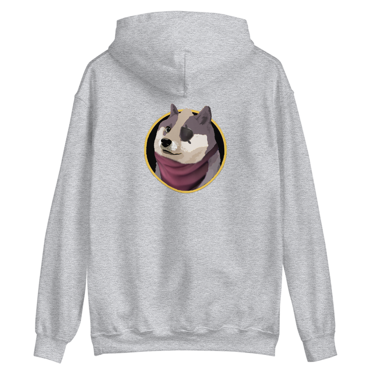 Wolf Doge Hoodie-SMASHGEAR