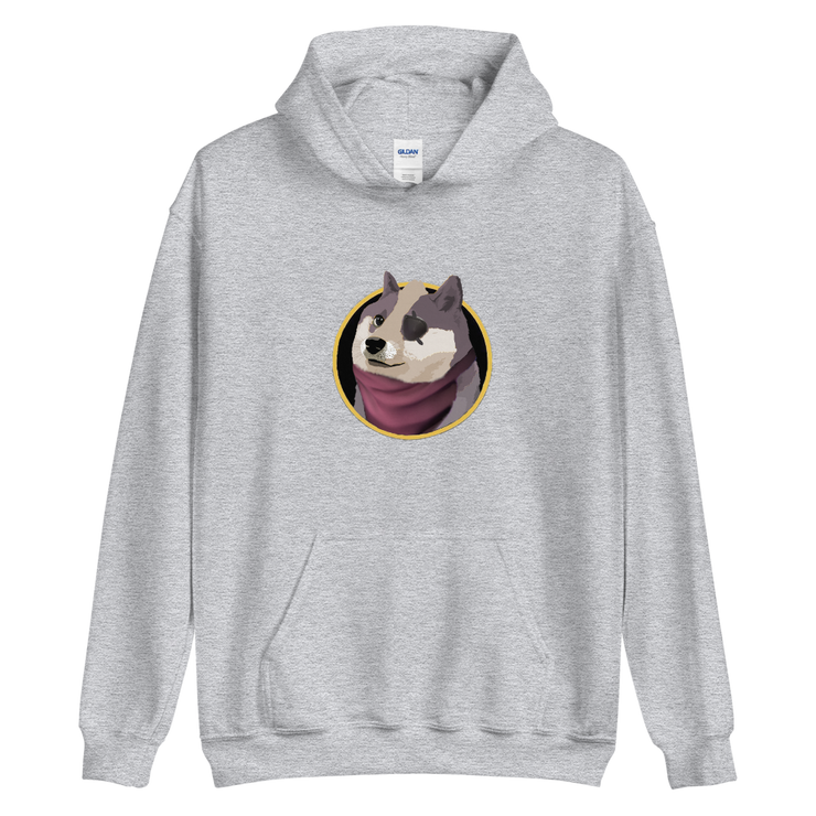 Wolf Doge Hoodie-SMASHGEAR