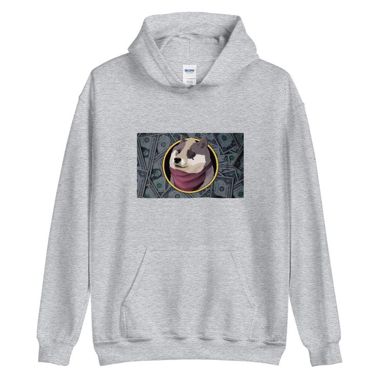 Wolf Doge Cash Hoodie-SMASHGEAR