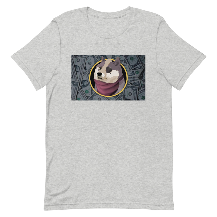Wolf Doge Cash Tee-SMASHGEAR