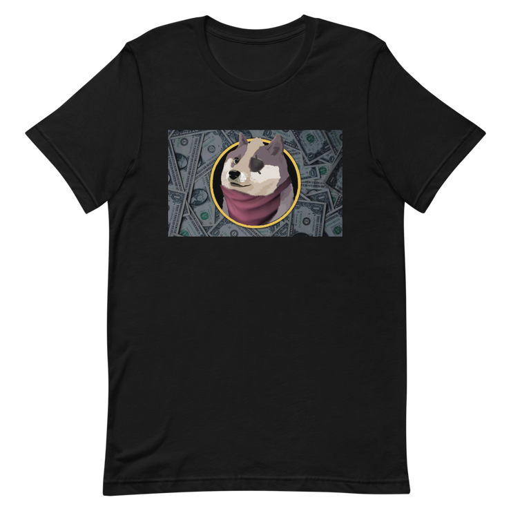 Wolf Doge Cash Tee-SMASHGEAR
