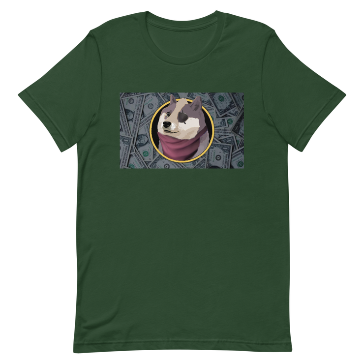 Wolf Doge Cash Tee-SMASHGEAR