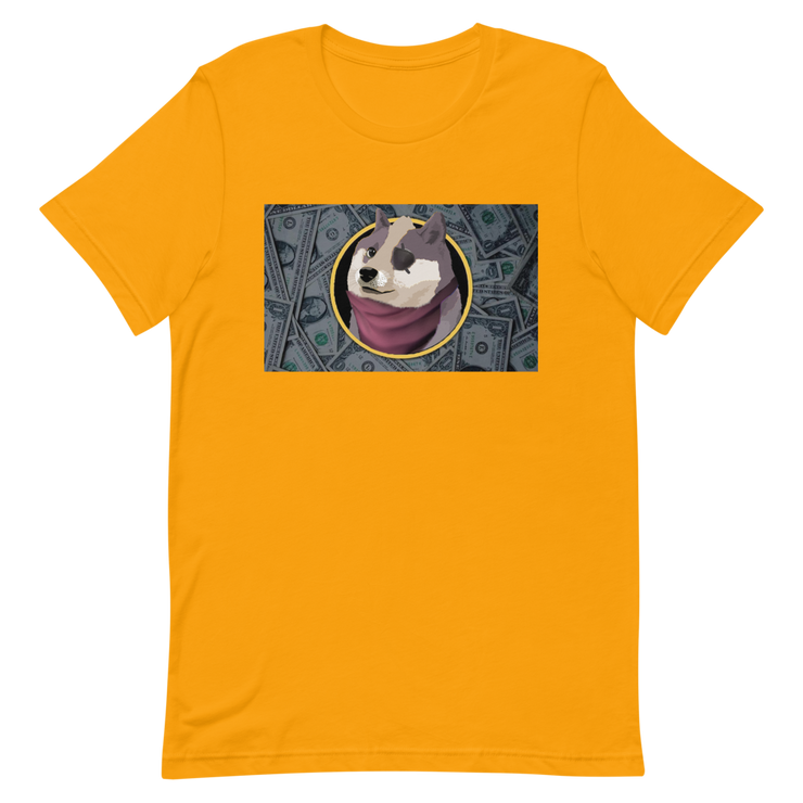 Wolf Doge Cash Tee-SMASHGEAR