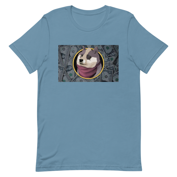 Wolf Doge Cash Tee-SMASHGEAR