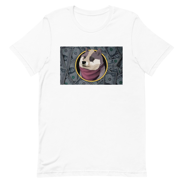 Wolf Doge Cash Tee-SMASHGEAR