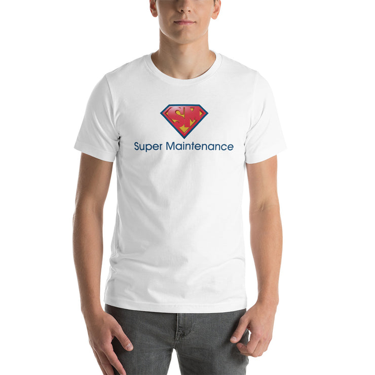 Super Maintenance Tee - White V2-SMASHGEAR