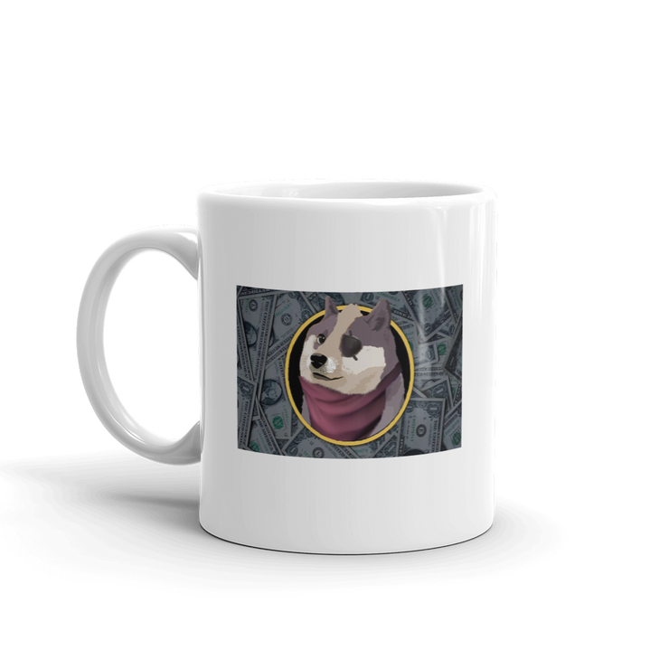 Wolf Doge Cash Mug-SMASHGEAR