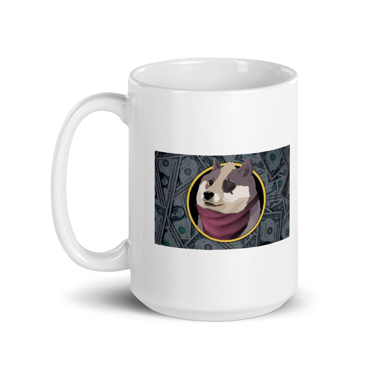 Wolf Doge Cash Mug-SMASHGEAR